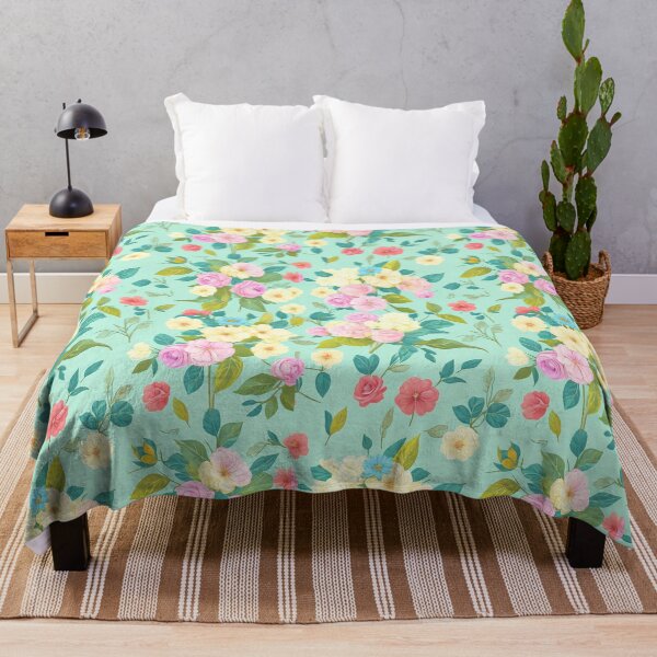 Item preview, Vintage Floral Pattern in Watercolor Style designed and sold by EBESIGN.