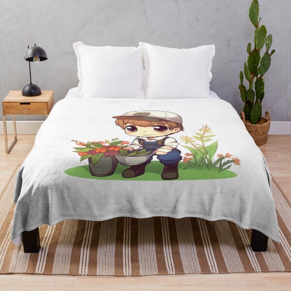 Item preview, Cute Farmerboy Chibi Art | Adorable Farming Cartoon Design designed and sold by addthana.