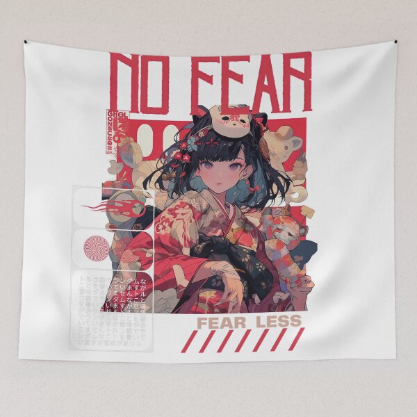 Item preview, Japanese girl no fear graphic designed and sold by karpuz-design.