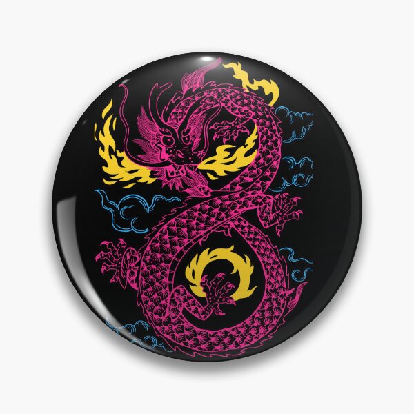 Item preview, Chinese Pan Dragon. Pansexual Pride designed and sold by Subtle Pride Shop.