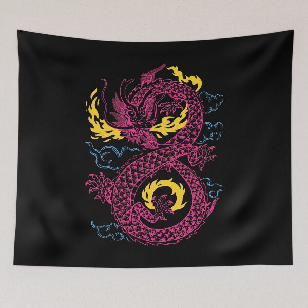 Item preview, Chinese Pan Dragon. Pansexual Pride designed and sold by Subtle Pride Shop.