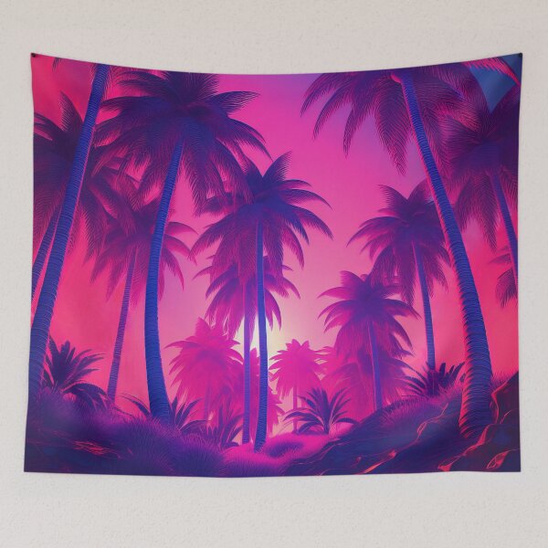 Item preview, Tropical Retro Dreamscape designed and sold by Mullet Monkey.