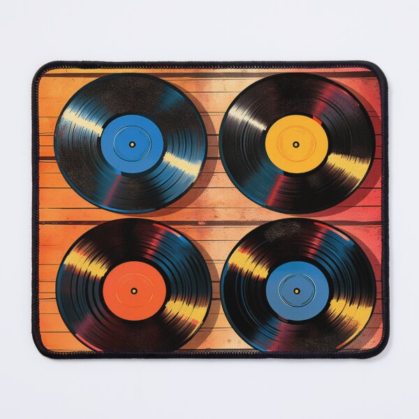 Item preview, Retro Vinyl Records Art designed and sold by GoodOldVintage.