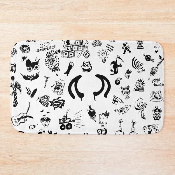 Item preview, yungblud drawings tattoo sheet (Black) designed and sold by sarascoprox.