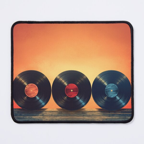 Item preview, Retro Vinyl Records Art designed and sold by GoodOldVintage.