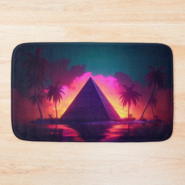 Item preview, Synthwave Sanctuary: Pyramid Paradise Revealed designed and sold by Mullet Monkey.