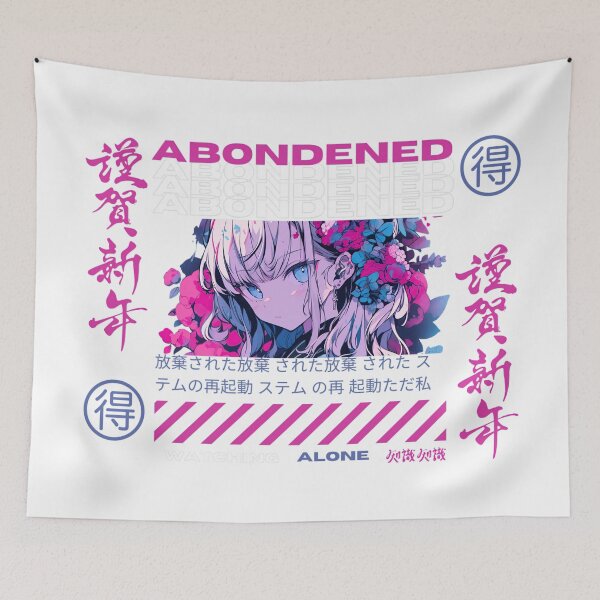 Item preview, İllustration of anime girl designed and sold by karpuz-design.