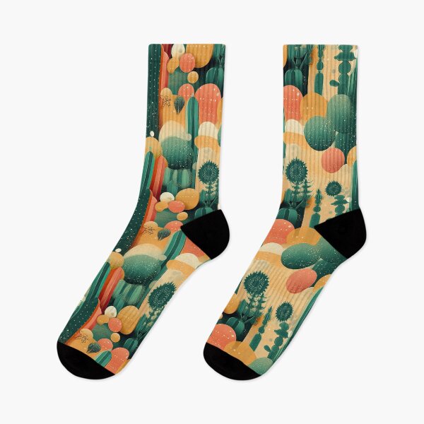 Item preview, Art Deco Cacti 2 designed and sold by Pedra Panda.