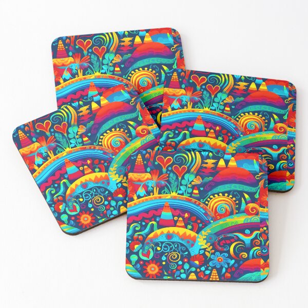 Item preview, Rainbow Paradise - Boho 1960s designed and sold by Earth Nature Creations.
