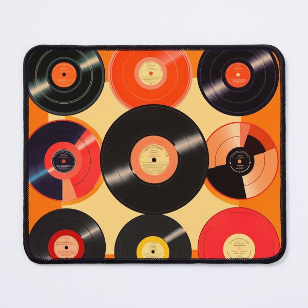 Item preview, Retro Vinyl Records Art designed and sold by GoodOldVintage.