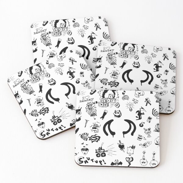 Item preview, yungblud drawings tattoo sheet (Black) designed and sold by sarascoprox.