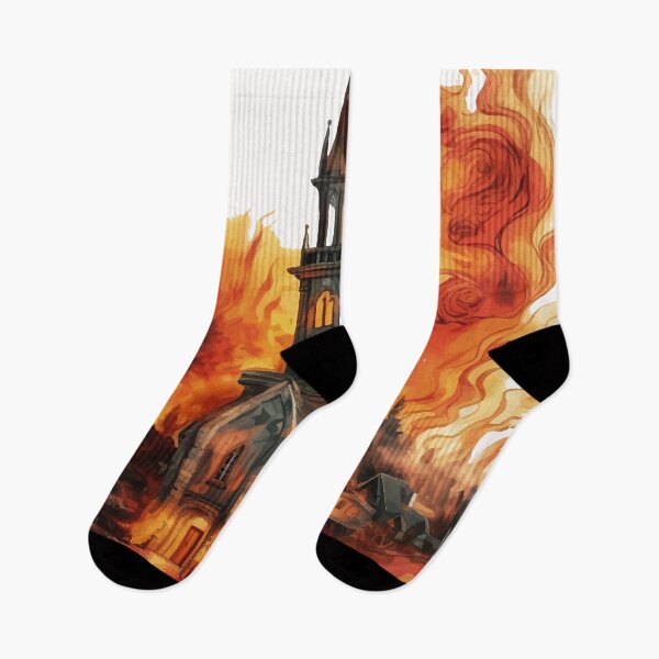 Item preview, . Each piece is unique, making it a true talking fire and buildings masterpiece designed and sold by Koloraist.