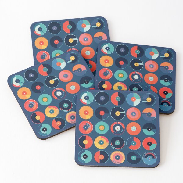 Item preview, Retro Vinyl Records Art designed and sold by GoodOldVintage.