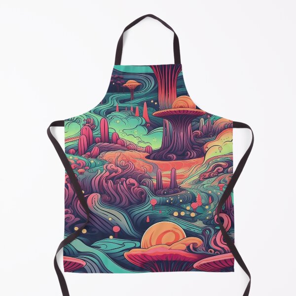 Item preview, Art Nouveau Alien Landscape designed and sold by Pedra Panda.