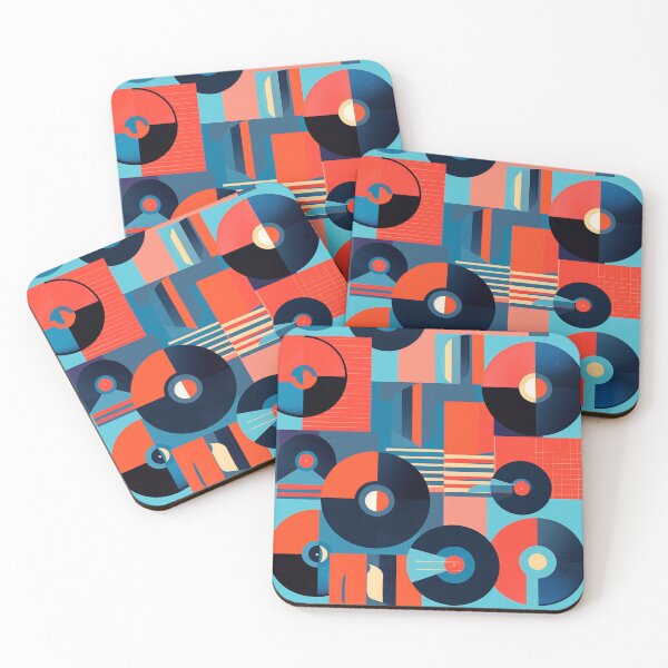 Item preview, Retro Vinyl Records Art designed and sold by GoodOldVintage.
