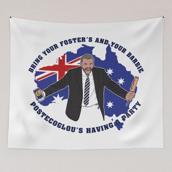 Item preview, Ange Postecoglou Having A Party designed and sold by Digital Spurs.