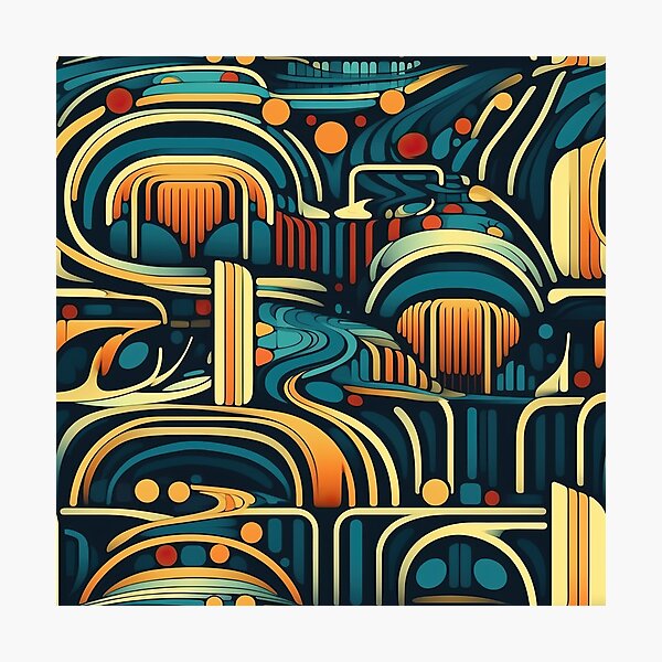 Item preview, Art Deco Geometry designed and sold by Pedra Panda.