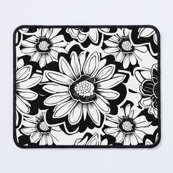 Item preview, Pattern of flowers black and white designed and sold by Baby--blue.