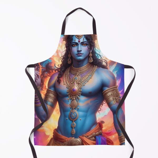 Item preview, Cosmic Divinity: Lord Krishna Amidst the Universe designed and sold by safine7374.