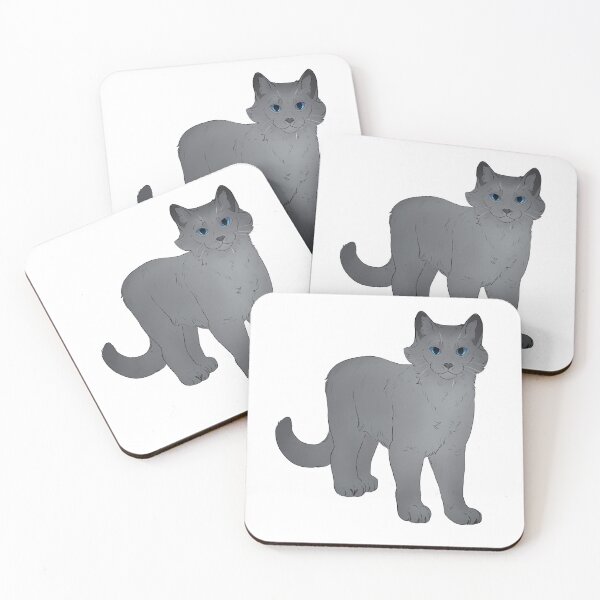 Item preview, Fluffy gray cat designed and sold by West Dog Craft.