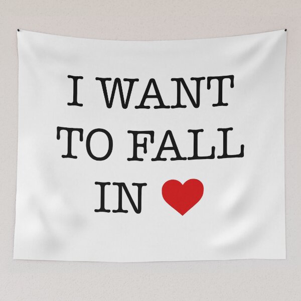 Item preview, I Want To Fall In Love - I Want To Fall In Heart designed and sold by SmilefromAlex.