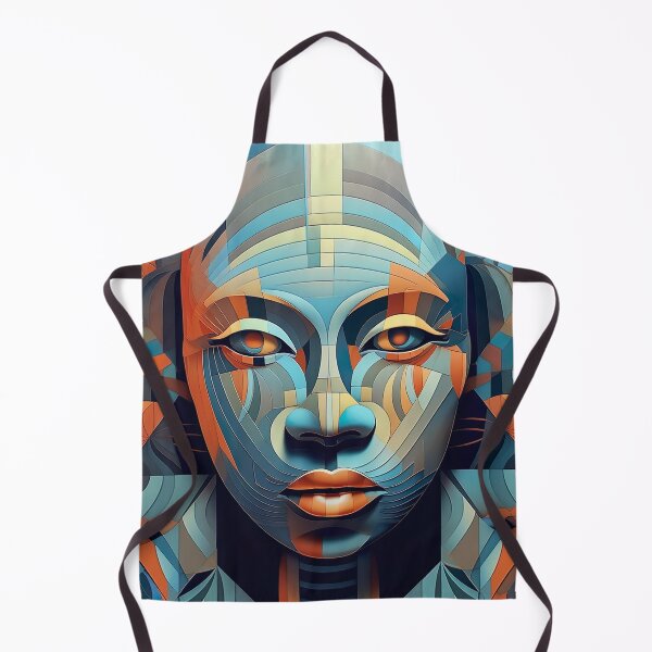 Item preview, Abstract Elegance: Woman's Geometric Portrait designed and sold by EVA4designs.