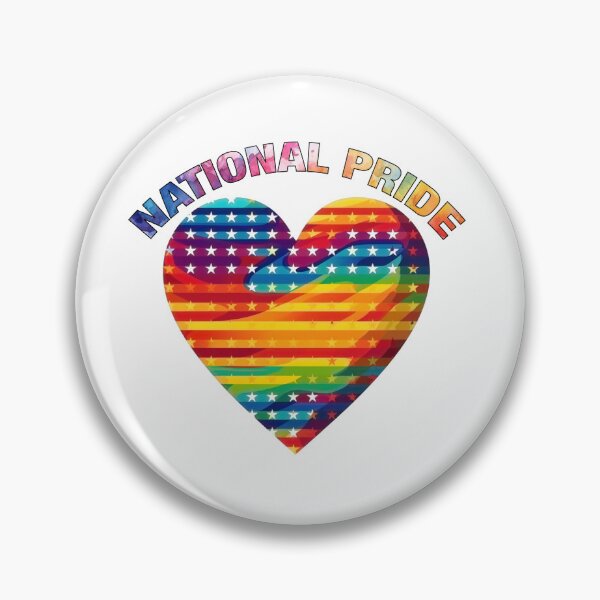 Item preview, National Pride Heart (Style 4) designed and sold by Madraisinface.