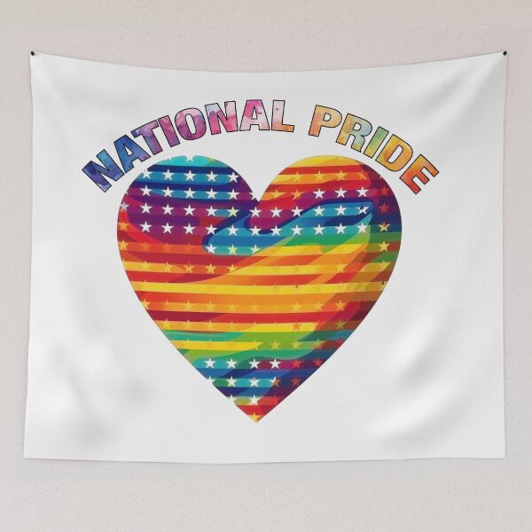 Item preview, National Pride Heart (Style 4) designed and sold by Madraisinface.