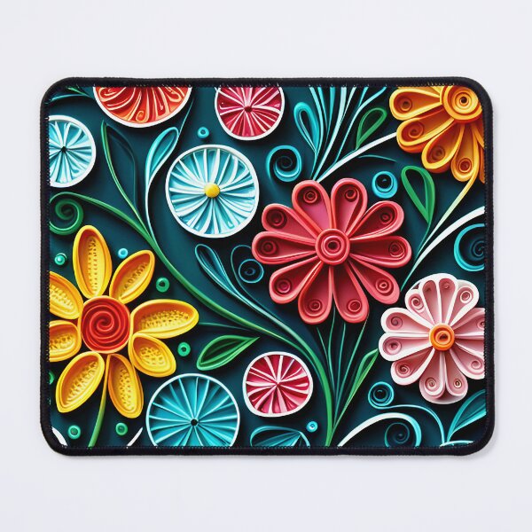 Item preview, Floral background with quilled paper effect designed and sold by hadleysheart.