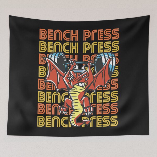 Item preview, Bench Press Dragon Gym Chest Workout Weight Training designed and sold by HarberJaiden.