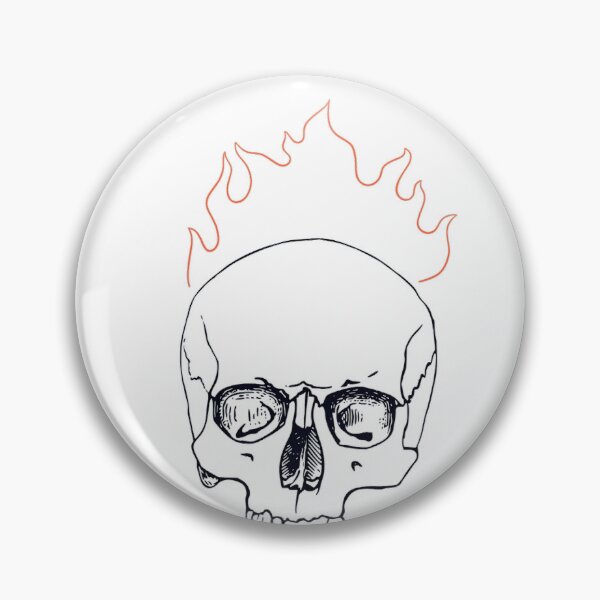 Item preview, skull on fire designed and sold by Rbestdesigns1.