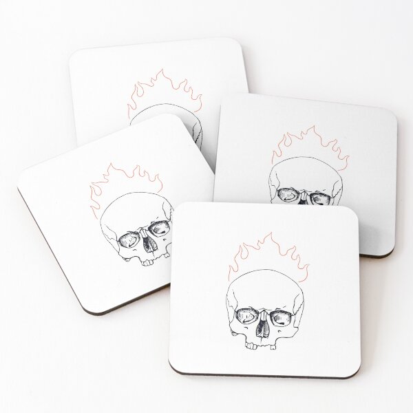 Item preview, skull on fire designed and sold by Rbestdesigns1.