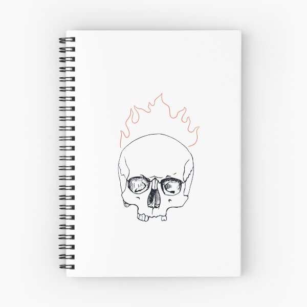 Item preview, skull on fire designed and sold by Rbestdesigns1.