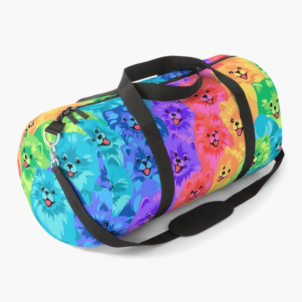 Artikelvorschau, Regenbogen-Pommersche Hunde AOP entworfen und verkauft von VirtualFaries.