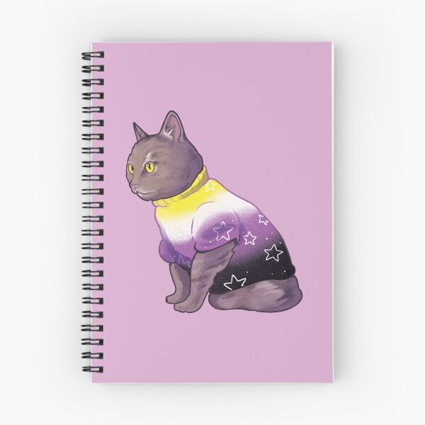 Item preview, Non binary cat designed and sold by moodyartmary.