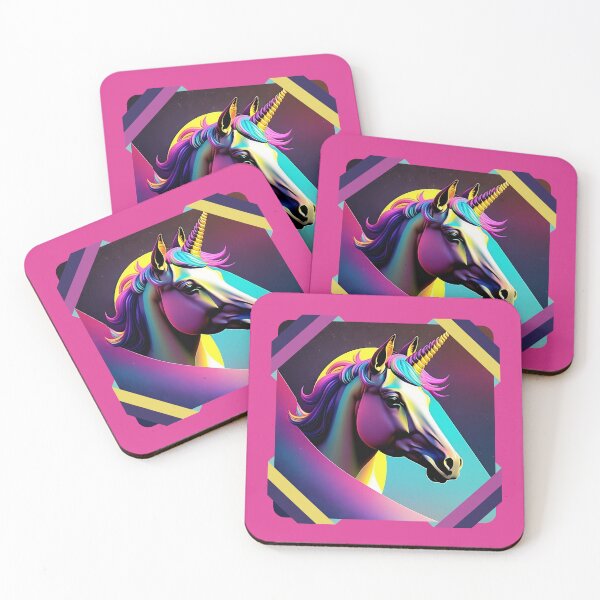 Item preview, Unicorn Retro 80 S Rainbow designed and sold by SunfullyYours.