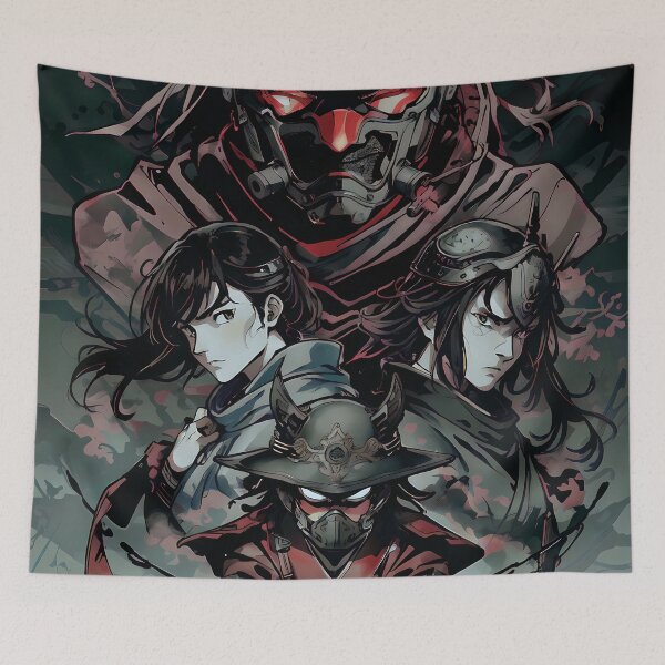 Item preview, Anime Samurai warriors   designed and sold by ByteyCreatives.