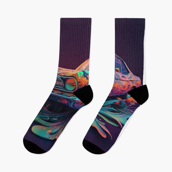 Item preview, Psychedelic World Car | Abstract Art designed and sold by Digital Mindscape.