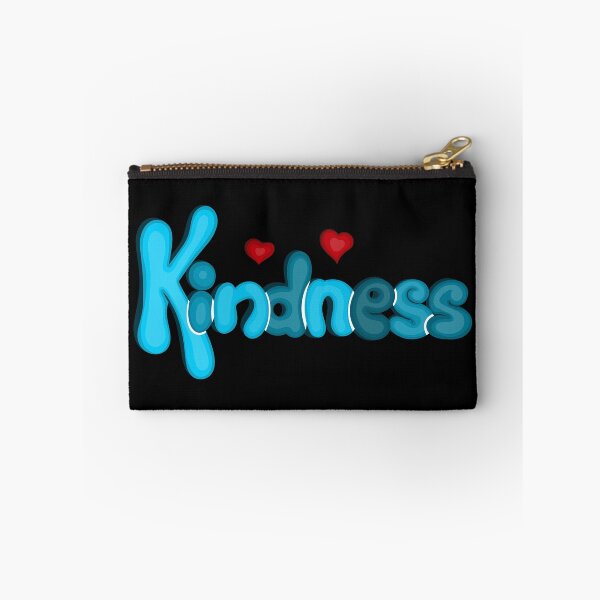 Item preview, Kindness Hand Drawn Blue Illustration With 2 Red Hearts designed and sold by Kill Tony Fan Designs.