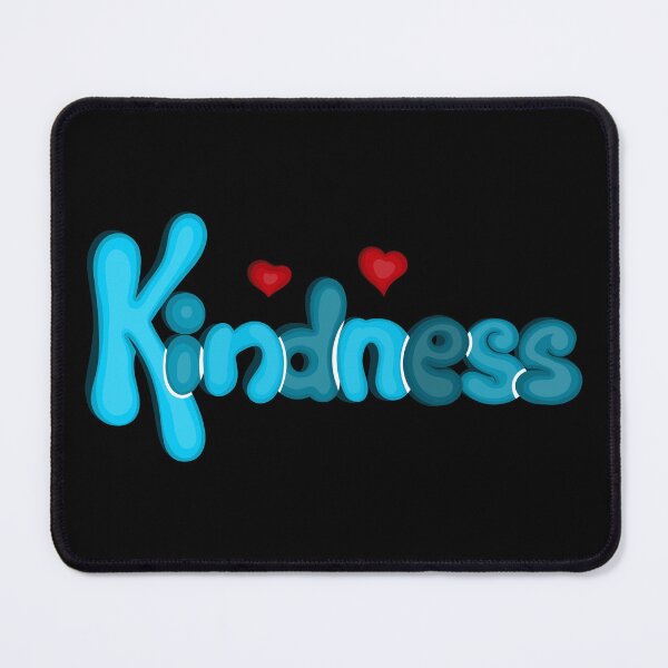 Item preview, Kindness Hand Drawn Blue Illustration With 2 Red Hearts designed and sold by Kill Tony Fan Designs.