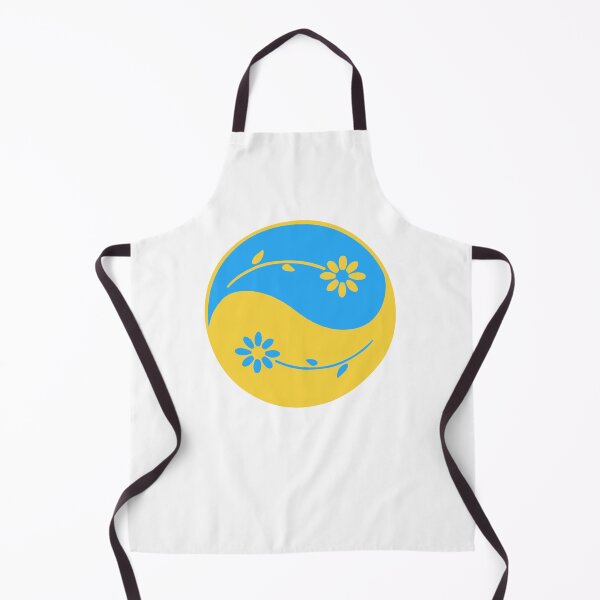 Item preview, Ying Yang Ukraine Flag designed and sold by ByAllyAlly.