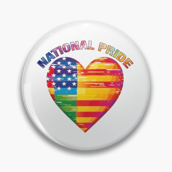 Item preview, National Pride Heart (Style 3) designed and sold by Madraisinface.