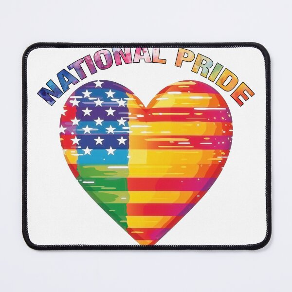 Item preview, National Pride Heart (Style 3) designed and sold by Madraisinface.
