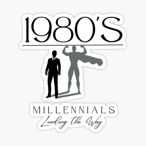 Item preview, 1980's Millennials Leading the Way designed and sold by amitranvan.