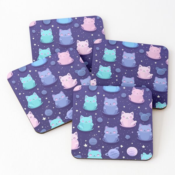 Item preview, Cute Kitties in Space designed and sold by Hashola Designs.