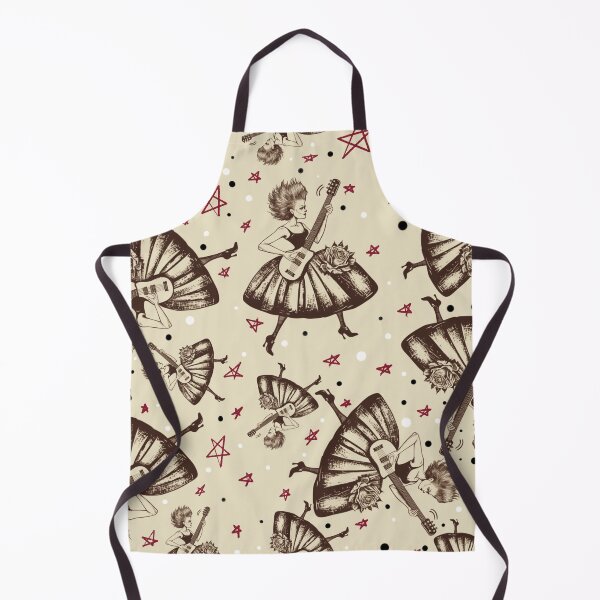 Item preview, Punk Rock Girl Toile designed and sold by Panic Jewelry & Things.