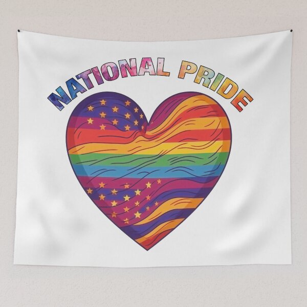 Item preview, National Pride Heart (Style 1) designed and sold by Madraisinface.