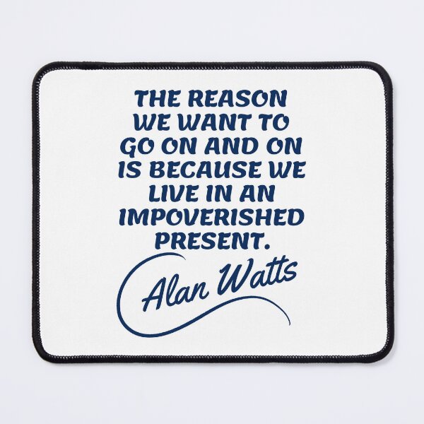 Item preview, Alan Watts Quotes - Reason 2 designed and sold by Writer Quotes.