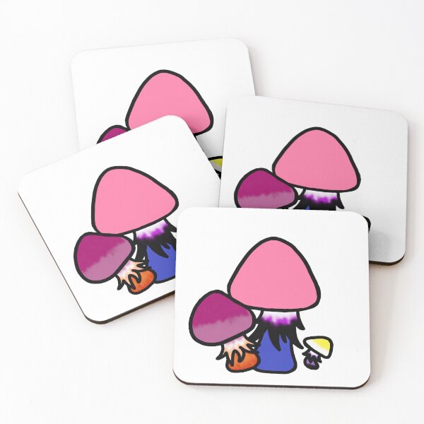 Item preview, Lesbian, Genderfluid, Nonbinary Mushrooms designed and sold by ValentineFlames.