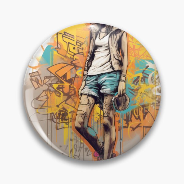 Artikelvorschau, graffiti girl in sketchbook style entworfen und verkauft von nolutsch.